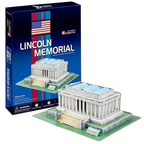CUBICFUN PUZZLE 3D LINCOLN MEMORIAL (41 PIEZAS) - IRION Juguetería -  CUBICFUN PUZZLE 3D LINCOLN MEMORIAL (41 PIEZAS) - IRION Juguetería -
